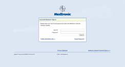 Desktop Screenshot of clc.medtroniccarelink.net