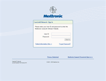 Tablet Screenshot of clc.medtroniccarelink.net