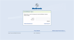 Desktop Screenshot of europe.medtroniccarelink.net