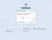 Tablet Screenshot of europe.medtroniccarelink.net